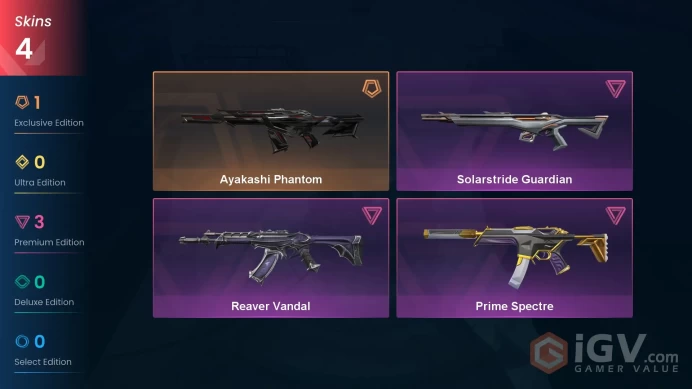 EU | VP 345 | LVL 34 | Ayakashi Phantom | Reaver Vandal | Solarstride Guardian | Prime Spectre | V0312
