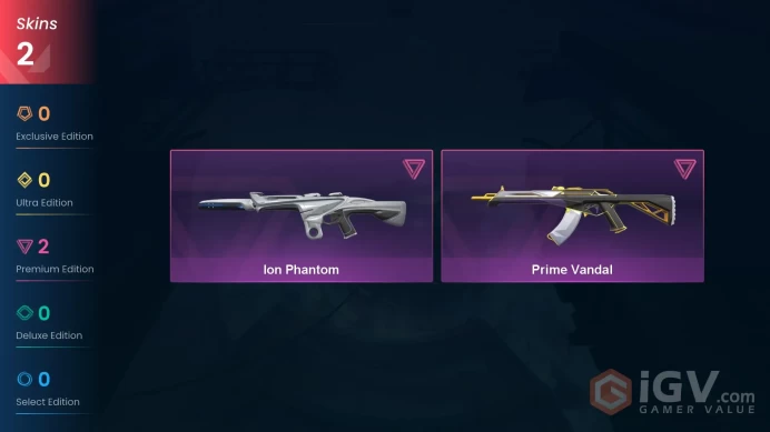 AP | VP 395 | LVL 52 | Prime Vandal | Ion Phantom | V0526
