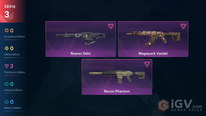 EU | VP 1105 | LVL 51 | Magepunk Vandal | Recon Phantom | V0676