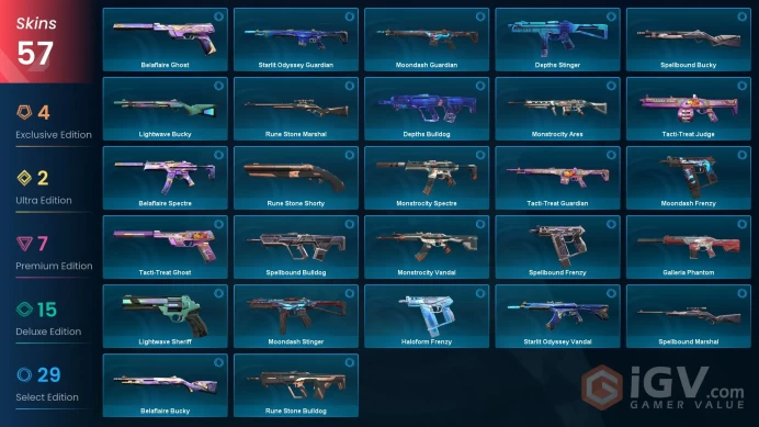 EU | VP 168 | LVL 89 | Elderflame Operator | Phaseguard Ghost | Sentinels of Light Phantom | Champions 2025 Vandal | Xenohunter Knife |  | V0692