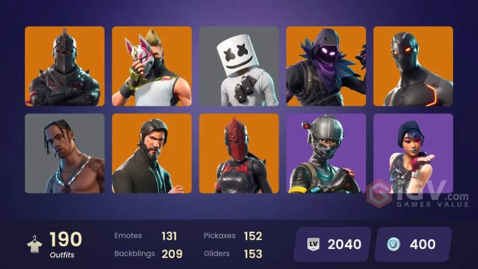 [PC/PSN/XBOX] FA / 180 SKINS / BLACK KNIGHT / TRAVIS SCOTT / SPARKLE SPECIALIST / THE REAPER / ELITE AGENT / BLUE SQUIRE / ROYALE KNIGHT / OG