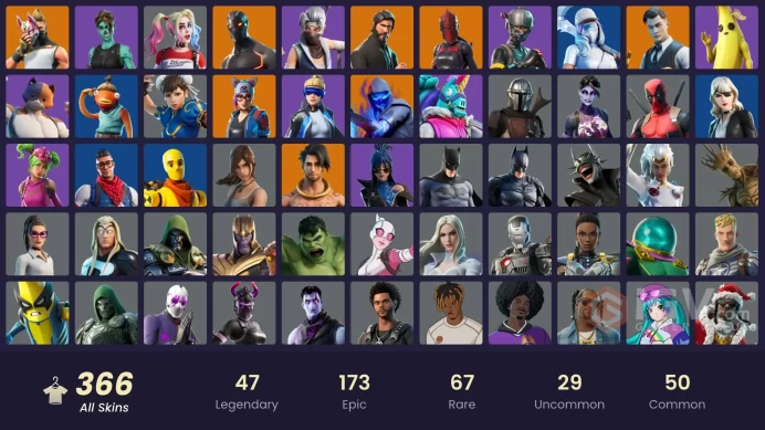 FA / 355 SKINS / THE REAPER / LEVIATHAN AXE / NEO VERSA / ELITE AGENT / TAKE THE L / GOLD MIDAS