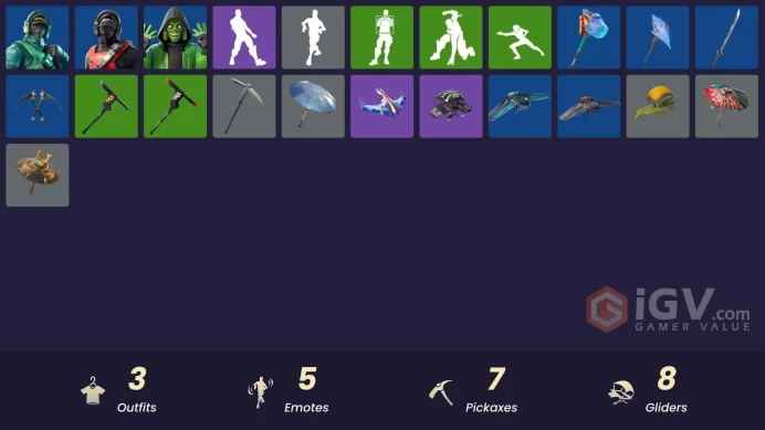 [PC/PSN/XBOX] 3 skins | Stealth Reflex | Reflex | Mezmer | Stealth Response Unit | Response Unit | Deep Dive | Beachcomber | Tomoki & Katana | 