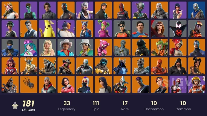 FA - [PC/PSN/XBOX] 181 skins | Sparkle Specialist | The Reaper | Blue Squire | Royale Knight | Elite Agent | Gold Midas | Havoc | Sub Commander