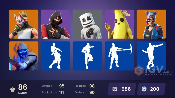 FA - [PC/PSN/XBOX] 86 skins | OG STW | IKONIK | Ruin | Lynx | A.I.M. | Zenith | Drift | Frostbite | Blackheart | Luxe | Scenario | Candy Axe