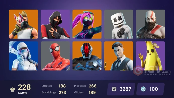 [XBOX/NIN/PC] 220 SKINS | OG STW | IKONIK | GOLD MIDAS | GOLD KRATOS | GOLD BRUTUS | SULTURA | POINT PATROLLER | BLUE STRIKER | WORLD WARRIOR
