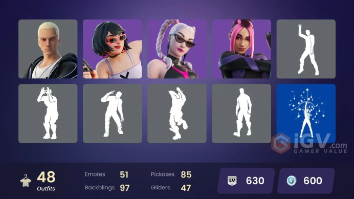40 Skins Fa / Messi / Red Robin / Wolverine / Dynamo / gs061