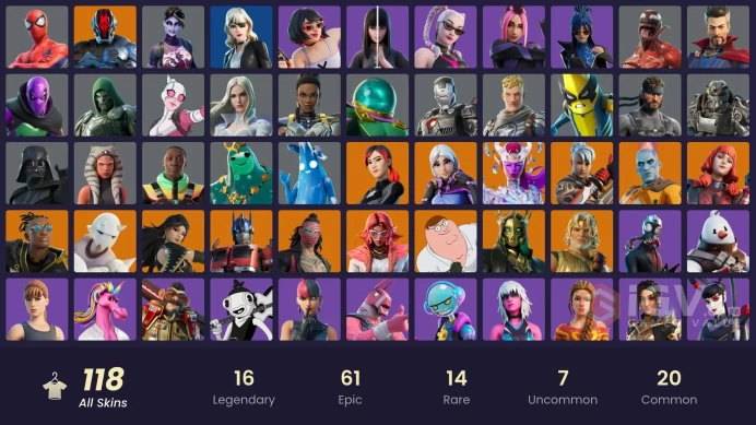 [PC/PSN/XBOX] FA / 118 SKINS / EXPLORER EMILIE / REDCAP / ON / IMMORTAL ZEUS / SIDEWAYS WARRIOR / FIELD COMMANDER / BATTLE-TESTED /