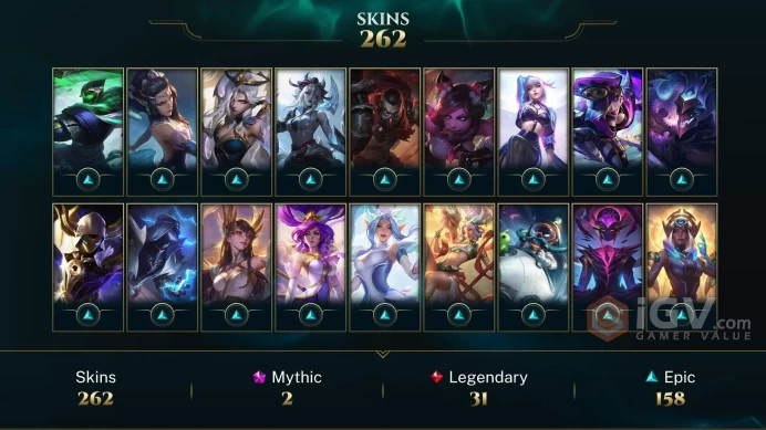 /EUW/NA/OCE/JP/DIAMOND 4/ full champs 270 skins handleveled BEST account / Instant Delivery/ Can change bound email and password/Can be transfer