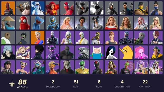 [ALL PLATFORMS]-85 Skin (55 PAID)-Spider-Man Zero-Platinum Billie Eilish-Kitana (MK3)-Scorpion (MK3)-Raiden (MK3)-FULL ACCESS-BEST SELLER-