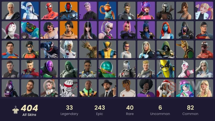 [ALL PLATFORMS]-401 Skin-456 Pickaxes-377 Emotes-Dark Skully-Dark Splitter-Ascendant Midas-Shadow Midas-FULL ACCESS-