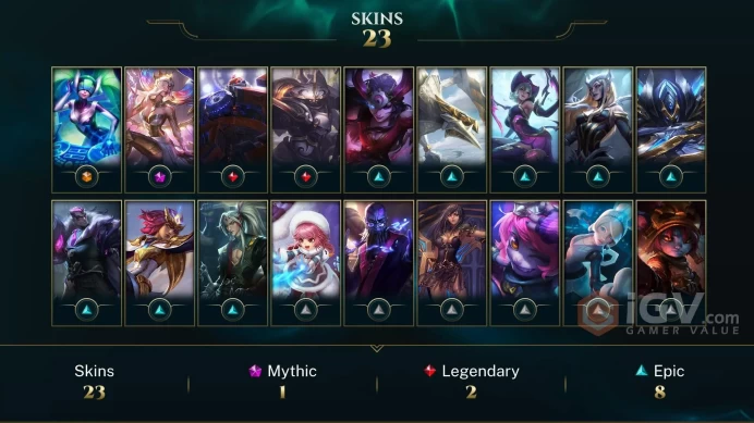 [EUW] - Platinum IV / 22 Skins / Changeable Mail | Instant Delivery | Lifetime Warranty | 100% Handmade & Secure | 24/7 Support