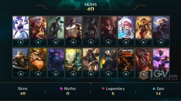 [EUW] - Unranked / 40 Skins + 100K BE / Changeable Mail | Instant Delivery | Lifetime Warranty | 100% Handmade & Secure | 24/7 Support
