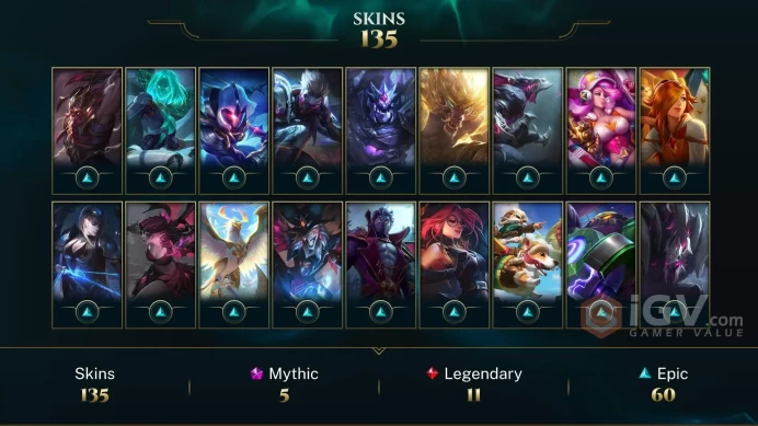 EUNE 132 Skins 137 Champs | Dragon Fist Lee Sin | Cowgirl Miss Fortune | God Fist Lee Sin | Kennen M.D. | Arcade Miss Fortune | LOL0030