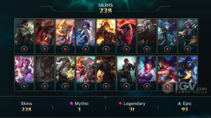 EUW 226 Skins 172 Champs | SKT T1 Lee Sin | God Fist Lee Sin | Thunder Lord Volibear | Lunar Eclipse Senna | Ice Toboggan Corki | LOL0064
