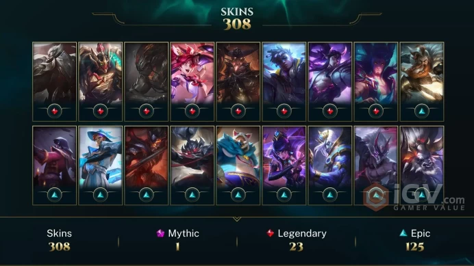 EUW 297 Skins 172 Champs | Dark Star Karma | High Noon Senna | Dragon Fist Lee Sin | Muay Thai Lee Sin | Fae Dragon Ashe | LOL0069