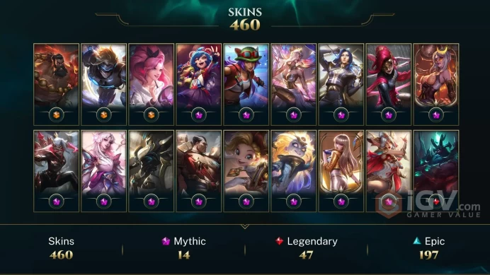 EUW 437 Skins 172 Champs | Battle Academia Garen | Ice Toboggan Corki | Red Baron Corki | Hot Rod Corki | Urfrider Corki | LOL0082