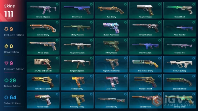 LATAM 111 skins 6 knifes | Glitchpop Bulldog | Singularity Sheriff | Outpost Melee | Ruin Dagger | Ion Energy Sword | V0263
