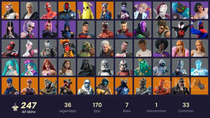  Fortnite Account [PC] 247 skins | OG STW | Sentinel | Kymera | The Foundation | Optimus Prime | Twyn | Zenith | Malik | Era | Paradigm (Reality
