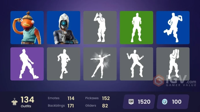 Fortnite Account [PC] 134 skins | Lina Scorch | Captain Phasma | Apprentice Evie | First Order Stormtrooper | Emperor Palpatine | General Grievo