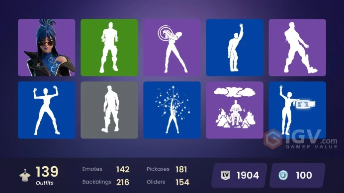 Fortnite Account [PC] 139 skins | Blue Team Leader | Subzero Cryptic | Sultura | Lina Scorch | Blue Striker | Vivi Chroma | Optimus Prime | Era 