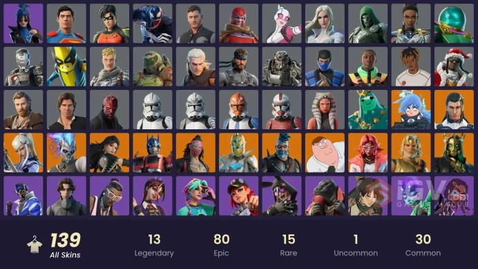 Fortnite Account [PC] 139 skins | Blue Team Leader | Subzero Cryptic | Sultura | Lina Scorch | Blue Striker | Vivi Chroma | Optimus Prime | Era 