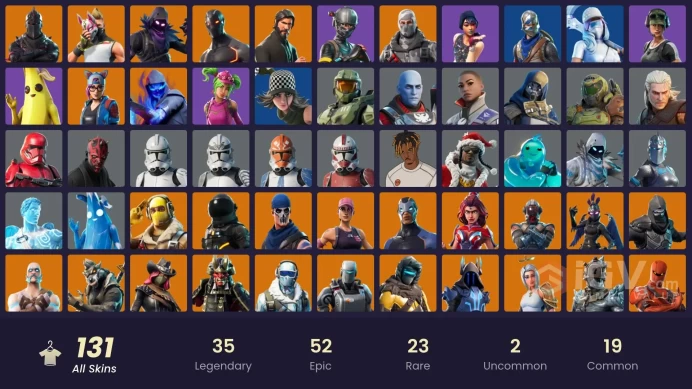 [PC] FA / 129 SKINS / BLACK KNIGHT / SPARKLE SPECIALIST / THE REAPER / BLUE SQUIRE / ROYALE KNIGHT / ELITE AGENT / OG STW