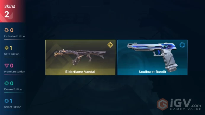 EU | 1 skins | Elderflame Vandal | O5472