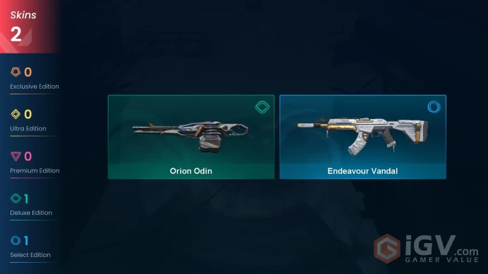 AP | 2 skins | Orion Odin | Endeavour Vandal | H5745