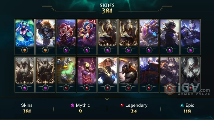 EUW 379 Skins 172 Champs | Swamp Master Kennen | Arctic Ops Kennen | Infernal Kennen | Red Baron Corki | Dragonwing Corki | LOL0089
