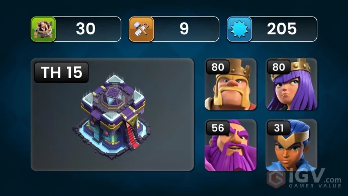 1399 WAR STARS - MAX DEFENSE - HIGH WALLS - 3 MAX EQUIPMENT - INSTANT RECEIVED 100% SECURED WAR STARS MAGIC ITEMS EQUIPMENT EPIC HERO SKIN GEMS