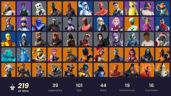 [PC/XBOX] 218 skins | Neo Versa | Gold Midas | Sultura | Fixer | Prodigy | Rainbow Racer | Keri Commander | Blue Striker | STAGE 5 | DARK ALX32