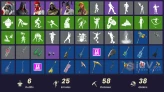 ACC313 Fortnite Account [PC] 6 skins | Santa Dogg | Felina | Yuki Yubari | Blitz Knight | Yulejacket | Aura | Gwenpool's Katanas | Captain Jones