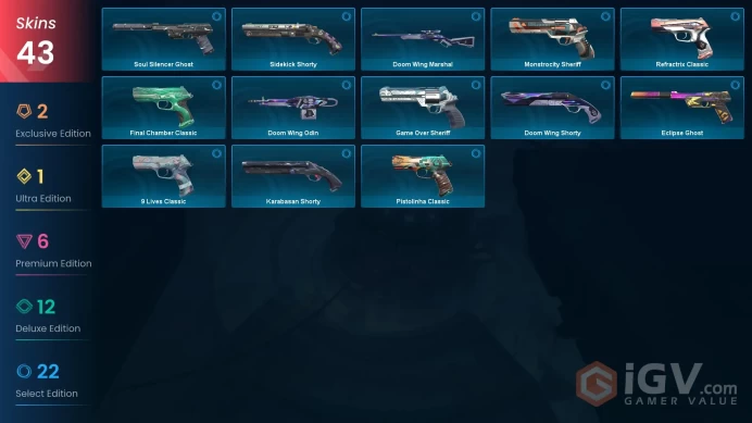 EU | VP 450 | LVL 511 | Evori Dreamwings Vandal | Byteshift Knife | Bolt Knife | Bolt Outlaw | Reaver Phantom | Bolt Frenzy | Bolt Phant | V0726