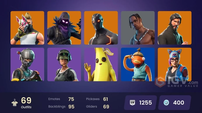 | PC | 67 Skins | Travis Scott | The Reaper | Elite Agent | Take The L | FULL ACCESS |