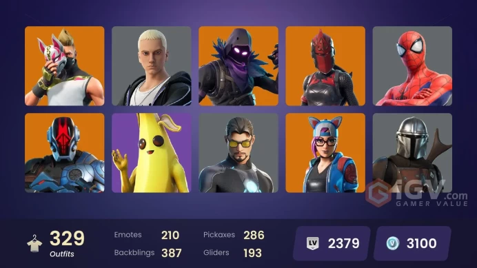 | PC/PSN/XBOX | FA | 325 Skins | Immortal Form | Challenger | Stage 5 | The Cube Queen (Islandbane) | The Ageless Champion | Gold | FULL ACCESS