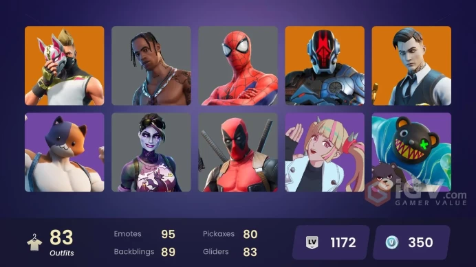 | PC/PSN/XBOX | FA | 81 Skins | Travis Scott | Astro Jack | Gold Brutus | Gold Meowscles | FULL ACCESS |