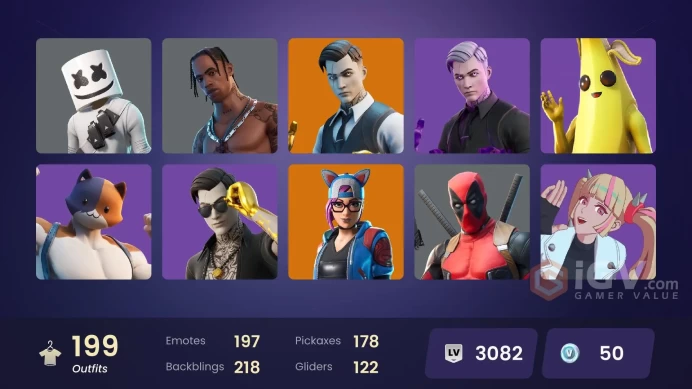 | PSN/PC/XBOX | FA | 195 Skins | Travis Scott | Astro Jack | Gold Midas | Championship Aura | FULL ACCESS |