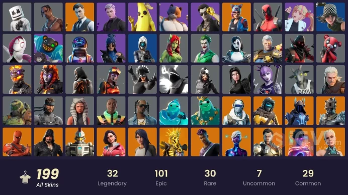| PSN/PC/XBOX | FA | 195 Skins | Travis Scott | Astro Jack | Gold Midas | Championship Aura | FULL ACCESS |