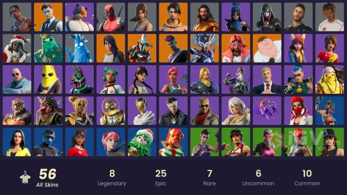 | PC/PSN/XBOX | FA | 54 Skins | Travis Scott | Gold Midas | Gold Brutus | Fixer | Hat - Dark | FULL ACCESS |