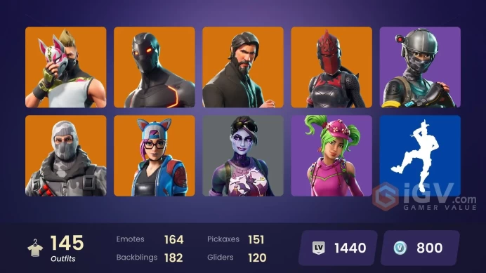 | PC/PSN/XBOX | FA | 143 Skins | Indigo Kuno | The Reaper | Elite Agent | Rogue Agent | Juke | Explorer Emilie | OG STW | FULL ACCESS |