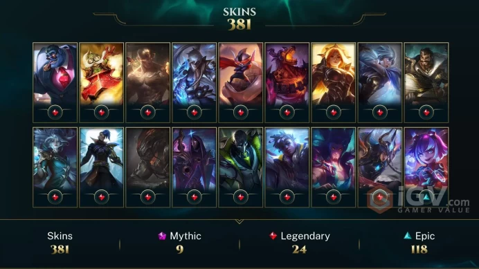 EUW 379 Skins 172 Champs | Swamp Master Kennen | Arctic Ops Kennen | Infernal Kennen | Red Baron Corki | Dragonwing Corki | LOL0089