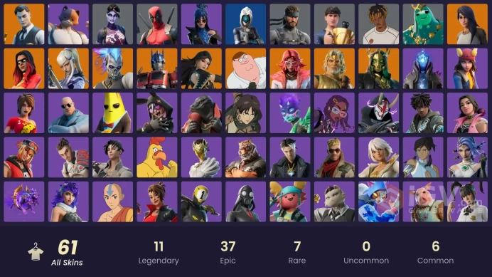 [PC/XBOX] FA 61 SKINS | AGENT PEELY | RAGE | GOLD MIDAS | GOLD MEOWSCLES | GOLD BRUTUS | IMMORTAL FORM | FANCY PETER GRIFFIN (NO HAT) | ON |