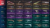 EU / 58 Skins / Prime Vandal / Gaia's Vengeance Vandal / Velocity Karambit / Glitchpop Dagger / Striker Knife / V154