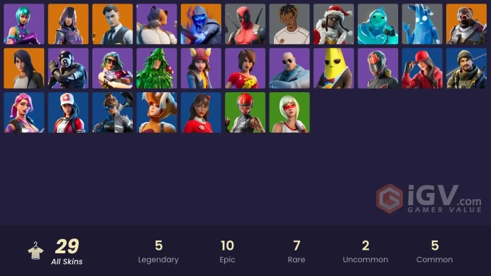 FA | 28 Skins | Wonder | Glow | XEV | The Scientist | Gear Specialist Maya | Midas