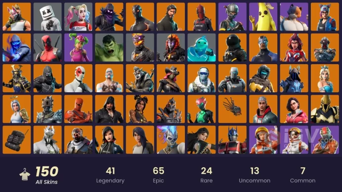 | PC / PSN / XBOX | FA | 146 Skins | The Reaper | Rogue Spider Knight | Elite Agent | Rogue Agent |