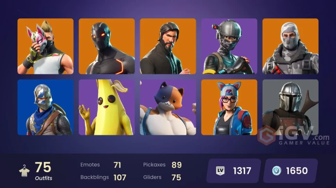 [PC/PSN/XBOX] 75 skins | The Reaper | Blue Squire | Royale Knight | Elite Agent | Rogue Agent | Sub Commander | Prodigy | Havoc | Zenith | Lynx