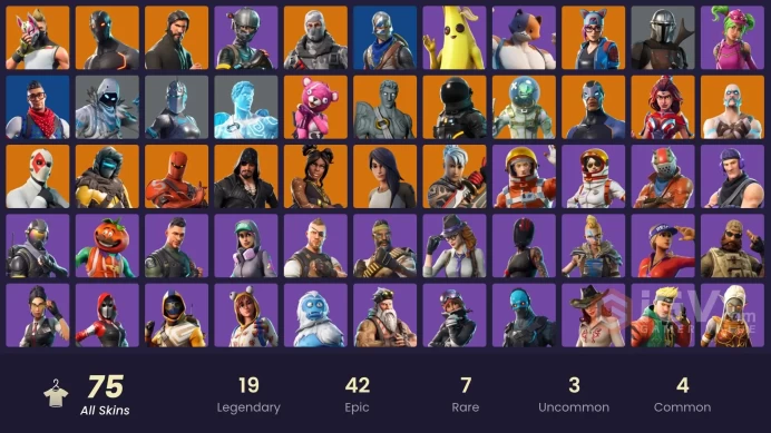 [PC/PSN/XBOX] 75 skins | The Reaper | Blue Squire | Royale Knight | Elite Agent | Rogue Agent | Sub Commander | Prodigy | Havoc | Zenith | Lynx