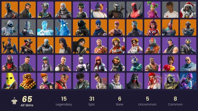 | FA | 63 Skins | The Reaper | Elite Agent | Rogue Agent | Havoc | Trailblazer | OG STW |