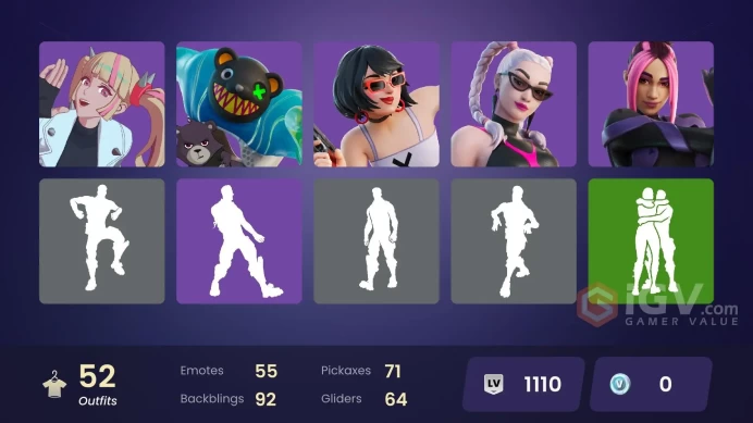 Fortnite Account [PC] 52 skins | The Ageless | Paradigm (Reality-659) | Malik | Nezumi | Twyn | Snap | The Imagined | Renzo the Destroyer | The 